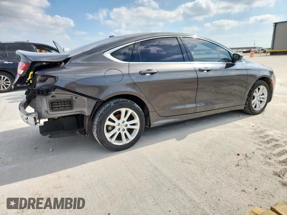 2015 Chrysler 200 Limited with VIN 1C3CCCAB8FN660082, listed as a Copart auction lot 58860255 with 145,603 mi miles and Salvage title. Bid and sale history available at DreamBid. Image 3.