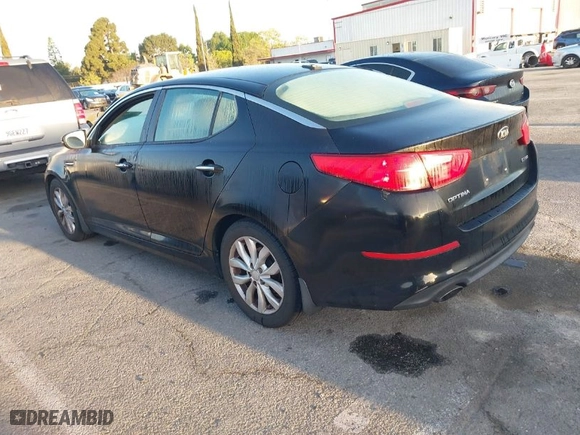 2015 Kia Optima EX with VIN 5XXGN4A74FG392717, listed as a IAAI auction lot 41965203 with 109,474 mi miles. Bid and sale history available at carsss.com. Image 3.