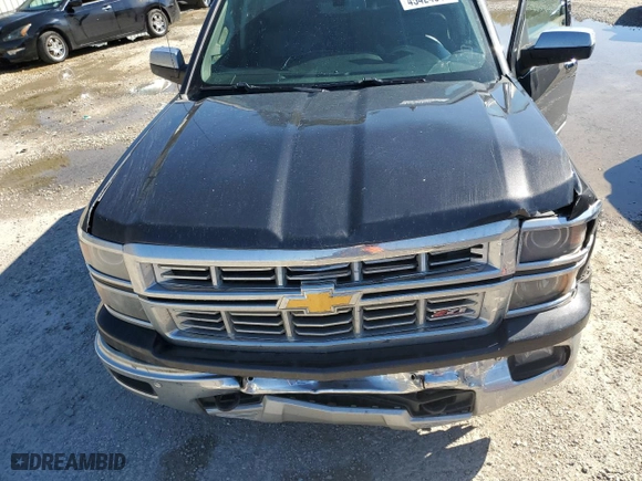 2015 Chevrolet Silverado 1500 LTZ with VIN 3GCUKSEC0FG458605, listed as a Copart auction lot 45424315 with 110,317 mi miles and Salvage Title. Bid and sale history available at carsss.com. Image 12.