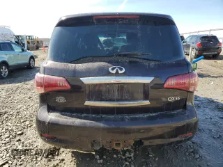 2011 Infiniti QX56 7-passenger with VIN JN8AZ2NE9B9005131, listed as a Copart auction lot 48237015 with 0 mi miles and Non Repairable. Bid and sale history available at carsss.com. Image 6.