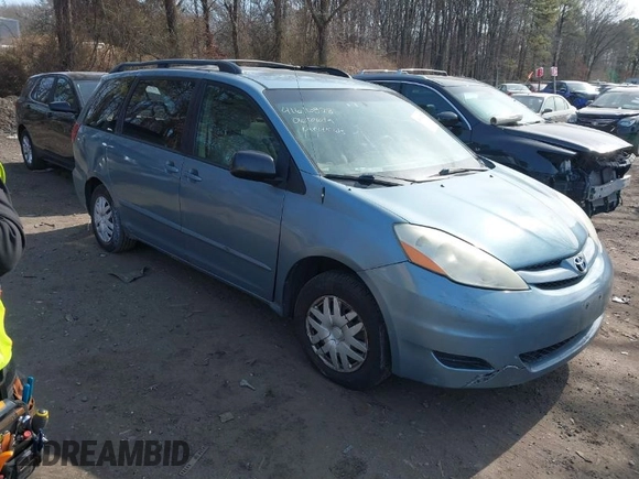 2006 Toyota Sienna CE with VIN 5TDZA23C96S535839, listed as a IAAI auction lot 41616378 with 129,108 mi miles and . Bid and sale history available at DreamBid. Image 1.