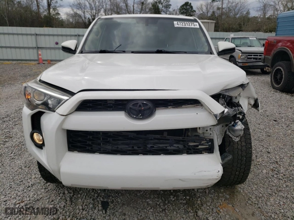 2018 Toyota 4Runner SR5 with VIN JTEZU5JR5J5172000, listed as a Copart auction lot 47231275 with 104,176 mi miles and Salvage Title. Bid and sale history available at carsss.com. Image 5.