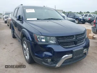 2017 Dodge Journey Crossroad Plus with VIN 3C4PDCGG4HT538951, listed as a IAAI auction lot 41893197 with 107,493 mi miles. Bid and sale history available at carsss.com. Image 1.
