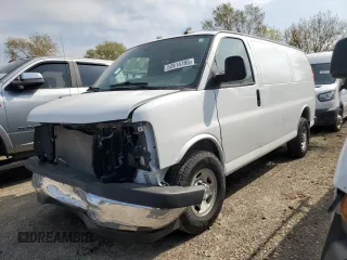 2021 Chevrolet Express Cargo с VIN 1GCWGAF77M1311814, выставлен на аукционе Copart как лот 52814785 с пробегом 50 234 миль миль и Списание • Salvage title. История ставок и продаж доступна на DreamBid. Изображение 1.