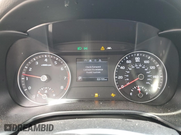 2019 Kia Forte LXS with VIN 3KPF24AD0KE011054, listed as a Copart auction lot 51928455 with 63,155 mi miles and Salvage title. Bid and sale history available at DreamBid. Image 9.