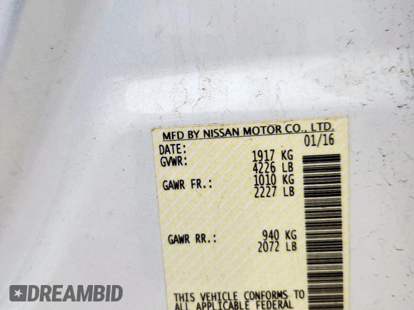 2016 Nissan Altima SV with VIN 1N4AL3AP4GC155058, listed as a Copart auction lot 61623325 with 158,806 mi miles and Salvage title. Bid and sale history available at DreamBid. Image 12.