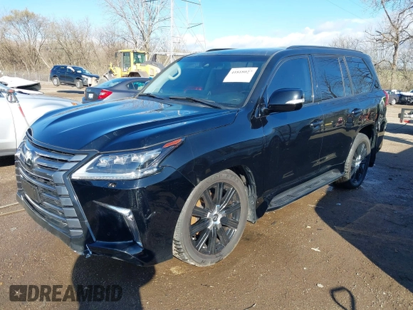 2020 Lexus LX with VIN JTJDY7AX8L4319302, listed as a IAAI auction lot 41818027 with 36,041 mi miles. Bid and sale history available at carsss.com. Image 18.