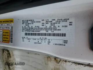 2021 Ford Ranger XL z VIN 1FTER4FH9MLE03687, wystawiony jako Copart lot #59232715 z przebiegiem Nie podano mil oraz Szkoda całkowita • Salvage title. Historia ofert i sprzedaży dostępna na DreamBid. Obrazek 12.