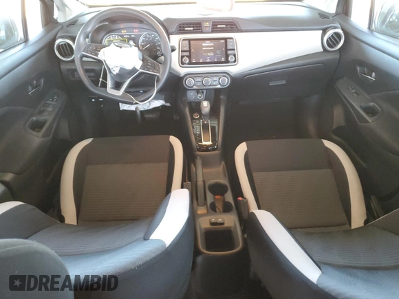 2021 Nissan Versa SV with VIN 3N1CN8EV7ML838541, listed as a Copart auction lot 61648435 with 24,099 mi miles and Salvage title. Bid and sale history available at DreamBid. Image 8.