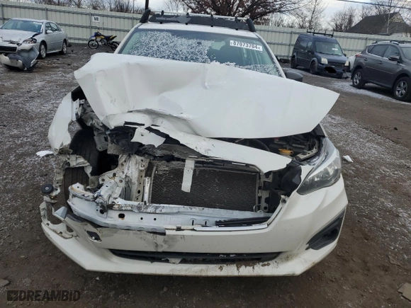 2017 Subaru Impreza with VIN 4S3GTAA60H1728213, listed as a Copart auction lot 87073704 with 106,562 mi miles and Salvage Title. Bid and sale history available at carsss.com. Image 5.