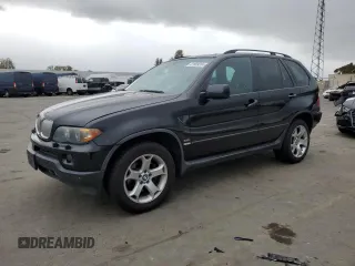 2006 BMW X5 3.0i with VIN 5UXFA13596LY26193, listed as a Copart auction lot 81939334 with 192,918 mi miles and Salvage Title. Bid and sale history available at carsss.com. Image 1.