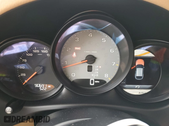 2017 Porsche Macan S with VIN WP1AB2A58HLB10758, listed as a Copart auction lot 64225465 with 90,697 mi miles and Clean title. Bid and sale history available at DreamBid. Image 9.