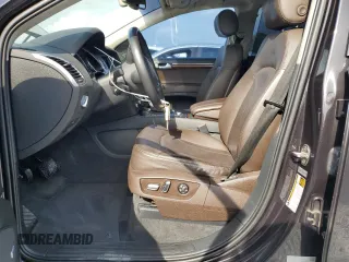 2013 Audi Q7 Premium Plus with VIN WA1LGAFE4DD007575, listed as a Copart auction lot 59078855 with 132,428 mi miles and Salvage title. Bid and sale history available at DreamBid. Image 7.