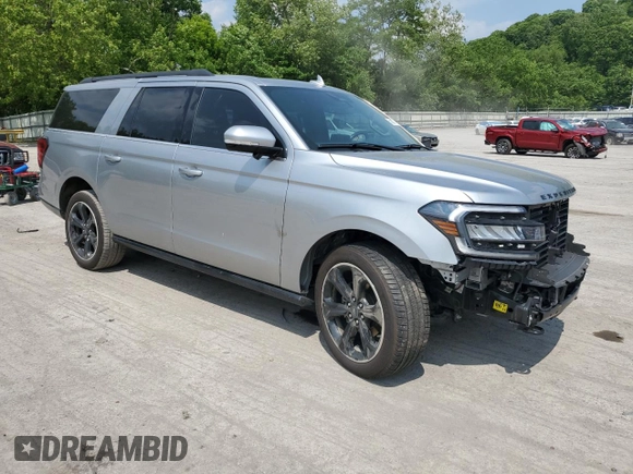 2024 Ford Expedition Max Limited с VIN 1FMJK2A8XREA02252, выставлен на аукционе Copart как лот 59008775 с пробегом 39 343 миль миль и Списание • Salvage title. История ставок и продаж доступна на DreamBid. Изображение 4.