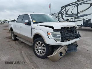 2014 Ford F-150 XL with VIN 1FTFW1EF8EKE20533, listed as a IAAI auction lot 42116824 with 146,671 mi miles and . Bid and sale history available at DreamBid. Image 1.