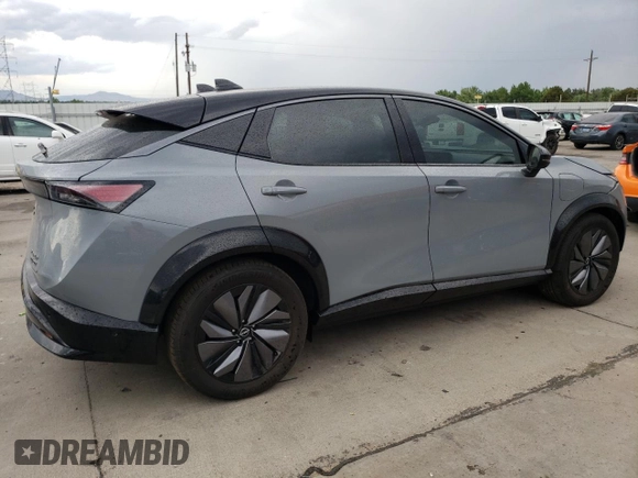 2023 Nissan ARIYA Platinum+ z VIN JN1DF0CD0PM700766, wystawiony jako Copart lot #60526874 z przebiegiem 9 078 mil mil oraz Szkoda całkowita • Salvage title. Historia ofert i sprzedaży dostępna na DreamBid. Obrazek 3.