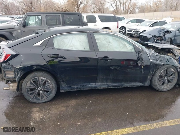 2018 Honda Civic Hatchback EX with VIN SHHFK7H54JU429642, listed as a IAAI auction lot 41581546 with 105,065 mi miles. Bid and sale history available at carsss.com. Image 13.