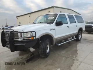 2004 Ford Excursion Eddie Bauer z VIN 1FMSU45P54EC84353, wystawiony jako Copart lot #41508425 z przebiegiem 290 224 mil mil oraz Szkoda całkowita • Salvage title. Historia ofert i sprzedaży dostępna na DreamBid. Obrazek 1.