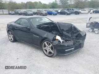 2014 Mercedes-Benz SLK 250 with VIN WDDPK4HA4EF079437, listed as a IAAI auction lot 41958020 with 95,063 mi miles and . Bid and sale history available at DreamBid. Image 1.