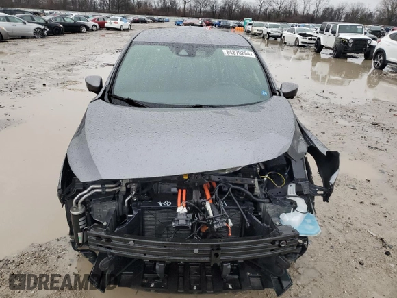 2022 Nissan LEAF SV Plus with VIN 1N4BZ1CVXNC556422, listed as a Copart auction lot 84870204 with 36,481 mi miles and Salvage Title. Bid and sale history available at DreamBid. Image 5.
