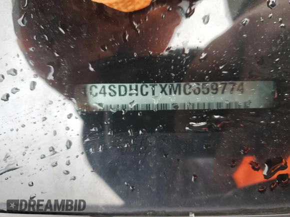 2021 Dodge Durango R/T with VIN 1C4SDHCTXMC659774, listed as a Copart auction lot 47827105 with 90,837 mi miles and Salvage Title. Bid and sale history available at DreamBid. Image 15.