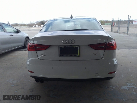 2016 Audi A3 1.8T Premium with VIN WAUA7GFF3G1032818, listed as a IAAI auction lot 41717880 with 96,982 mi miles. Bid and sale history available at carsss.com. Image 16.