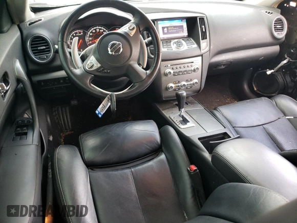 2013 Nissan Maxima S with VIN 1N4AA5AP3DC845834, listed as a Copart auction lot 55422865 with 106,938 mi miles and Salvage Title. Bid and sale history available at DreamBid. Image 8.