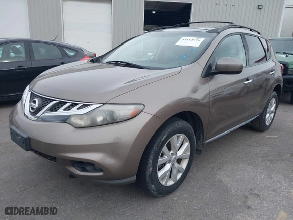 2011 Nissan Murano SV with VIN JN8AZ1MW2BW170248, listed as a IAAI auction lot 41412898 with 205,107 mi miles. Bid and sale history available at carsss.com. Image 2.