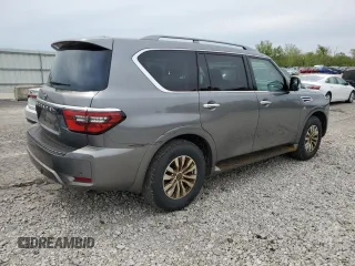 2022 Nissan Armada SV with VIN JN8AY2AD2N9678377, listed as a Copart auction lot 52096924 with 29,361 mi miles and Salvage Title. Bid and sale history available at carsss.com. Image 3.