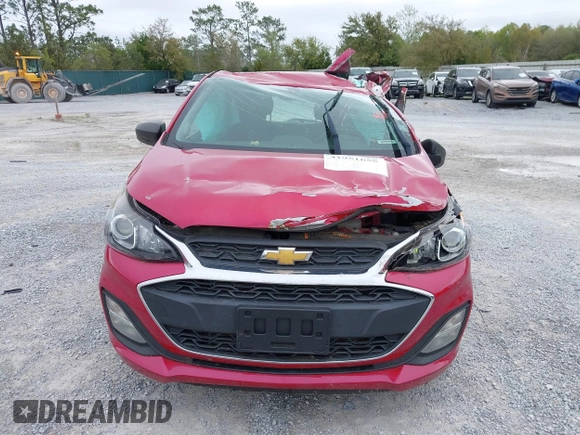 2020 Chevrolet Spark LS with VIN KL8CB6SA8LC449664, listed as a IAAI auction lot 41951655 with 33,005 mi miles. Bid and sale history available at carsss.com. Image 12.