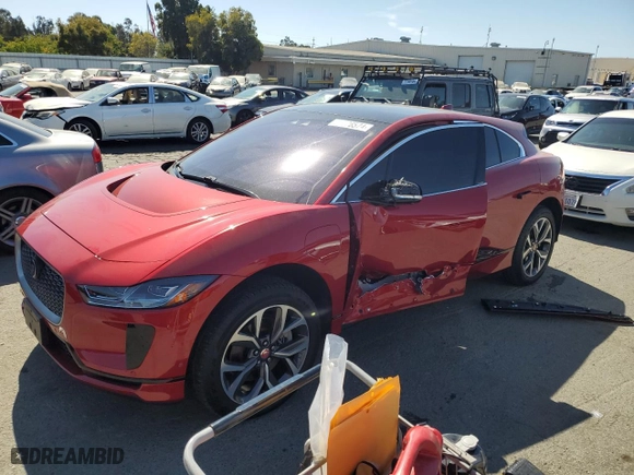 2019 Jaguar I-PACE HSE with VIN SADHD2S19K1F65103, listed as a Copart auction lot 71676574 with 24,810 mi miles and Salvage Title. Bid and sale history available at carsss.com. Image 1.