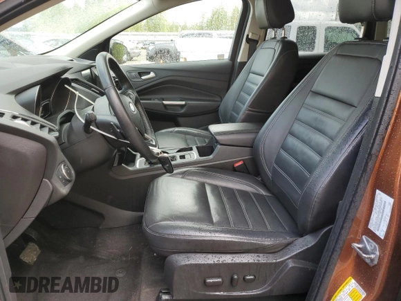 2017 Ford Escape Titanium with VIN 1FMCU9JD2HUE37456, listed as a Copart auction lot 53537315 with 60,029 mi miles and Salvage Title. Bid and sale history available at carsss.com. Image 7.