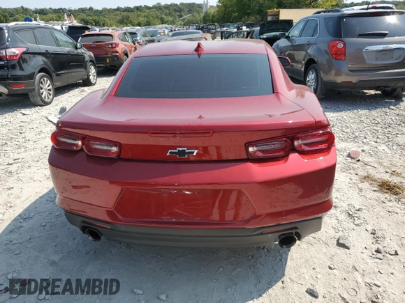 2022 Chevrolet Camaro LT1 with VIN 1G1FF1R73N0117120, listed as a Copart auction lot 70218334 with 37,419 mi miles and Salvage Title. Bid and sale history available at carsss.com. Image 6.