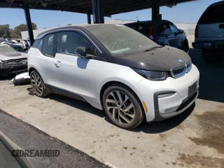 2021 BMW i3 with VIN WBY8P2C0XM7H79671, listed as a Copart auction lot 53226013 with 22,544 mi miles. Bid and sale history available at carsss.com. Image 4.