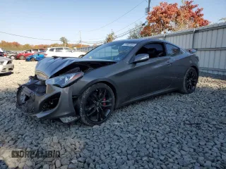2013 Hyundai Genesis Coupe Track z VIN KMHHU6KJ3DU093221, wystawiony jako Copart lot #77002584 z przebiegiem 42 792 mil mil oraz Szkoda całkowita • Salvage title. Historia ofert i sprzedaży dostępna na DreamBid. Obrazek 1.