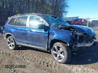 2019 Honda Passport Touring z VIN 5FNYF8H97KB013495, wystawiony jako IAAI lot #41397285 z przebiegiem 81 615 mil mil oraz . Historia ofert i sprzedaży dostępna na DreamBid. Obrazek 1.