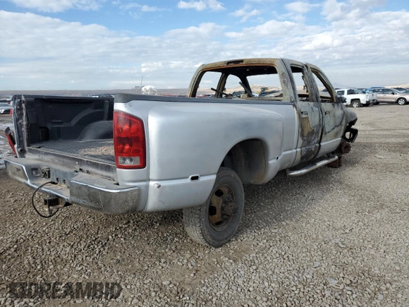 2003 Dodge Ram 3500 SLT with VIN 3D7MU48673G708550, listed as a Copart auction lot 79900443 with 0 mi miles and Non Repairable. Bid and sale history available at carsss.com. Image 3.