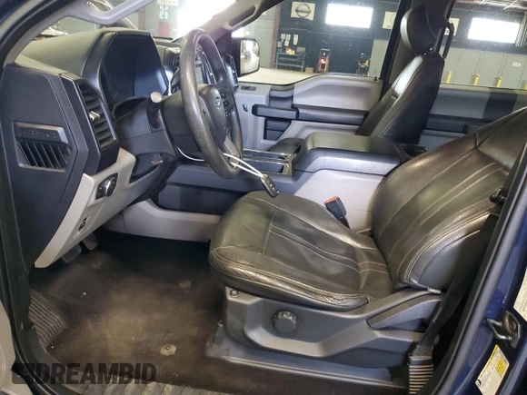 2018 Ford F-150 XL with VIN 1FTEW1E54JFC75495, listed as a Copart auction lot 55773705 with 156,324 mi miles and Clean Title. Bid and sale history available at DreamBid. Image 7.