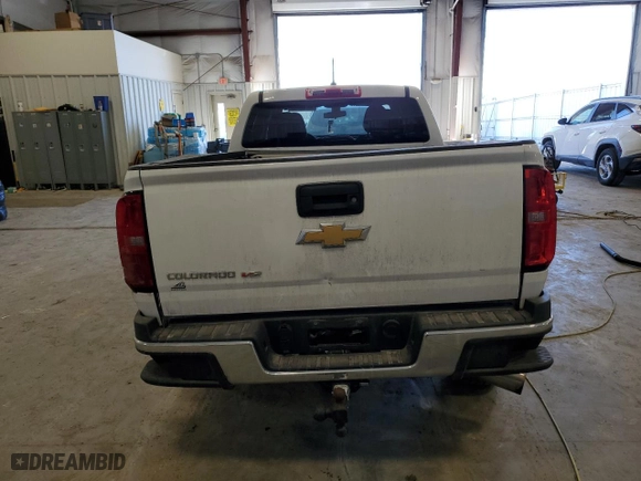 2020 Chevrolet Colorado 4WD Work Truck with VIN 1GCGTBEN2L1163785, listed as a Copart auction lot 42564795 with 152,722 mi miles and Salvage Title. Bid and sale history available at carsss.com. Image 6.