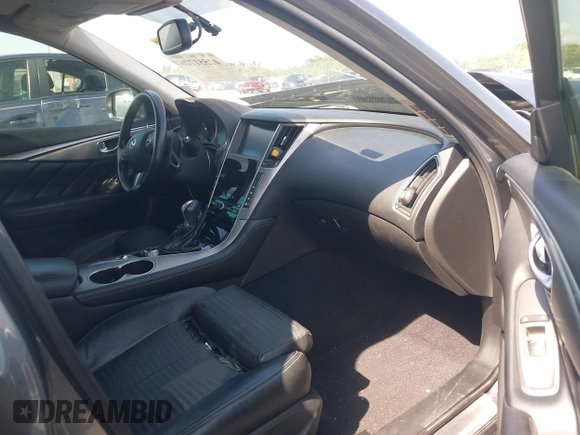 2014 Infiniti Q50 Premium with VIN JN1BV7AP0EM675221, listed as a IAAI auction lot 42551726 with 191,334 mi miles and . Bid and sale history available at DreamBid. Image 5.