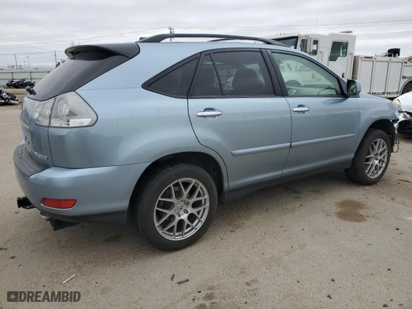 2008 Lexus RX 350 with VIN JTJHK31U382049965, listed as a Copart auction lot 50078115 with 207,641 mi miles and Salvage Title. Bid and sale history available at carsss.com. Image 3.