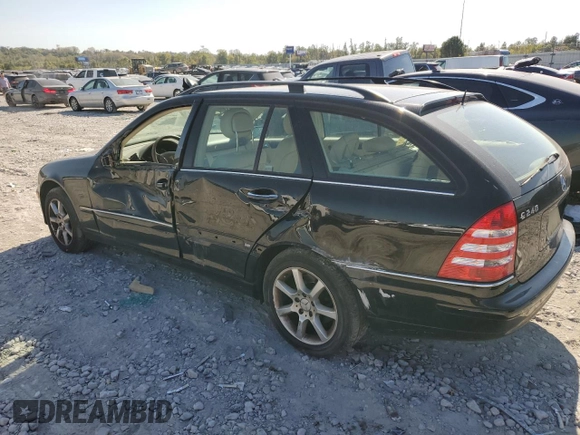 2005 Mercedes-Benz C 240 z VIN WDBRH81JX5F645392, wystawiony jako Copart lot #74801314 z przebiegiem 129 215 mil mil oraz Szkoda całkowita • Salvage title. Historia ofert i sprzedaży dostępna na DreamBid. Obrazek 2.
