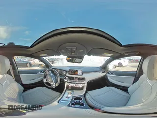 2023 Genesis G70 2.0T with VIN KMTG34TA0PU120788, listed as a Copart auction lot 68816274 with 9,481 mi miles and Salvage Title. Bid and sale history available at DreamBid. Image 13.