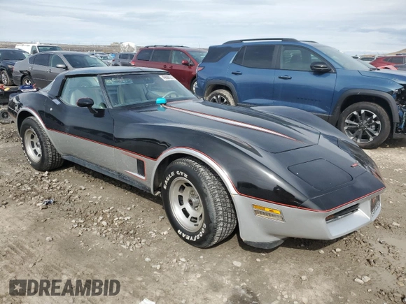 1981 Chevrolet Corvette with VIN 1G1AY8761BS408237, listed as a Copart auction lot 49886275 with 50,978 mi miles and Clean Title. Bid and sale history available at carsss.com. Image 4.