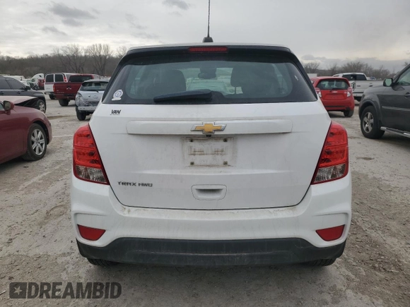 2018 Chevrolet Trax LS with VIN 3GNCJNSB6JL222866, listed as a Copart auction lot 49339525 with 125,242 mi miles and Salvage Title. Bid and sale history available at carsss.com. Image 6.