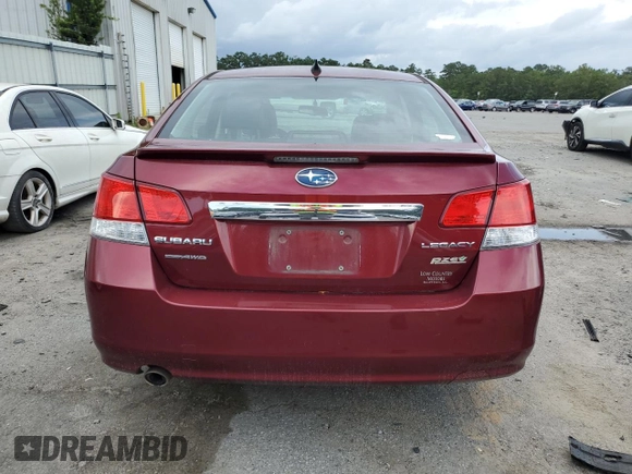 2012 Subaru Legacy Limited with VIN 4S3BMBK64C3017302, listed as a Copart auction lot 57880845 with Not provided miles and Salvage title. Bid and sale history available at DreamBid. Image 6.