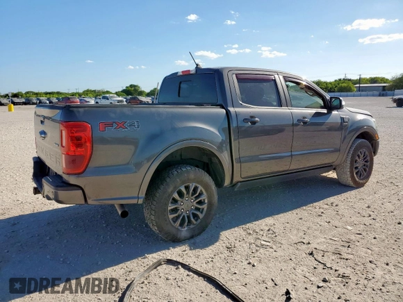 2019 Ford Ranger XL with VIN 1FTER4FH4KLA98144, listed as a Copart auction lot 65192555 with 56,178 mi miles and Salvage title. Bid and sale history available at DreamBid. Image 3.