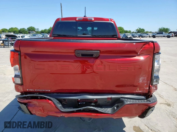 2024 Chevrolet Colorado 2WD LT z VIN 1GCGSCEC8R1107964, wystawiony jako Copart lot #57888645 z przebiegiem 17 430 mil mil oraz Szkoda całkowita • Salvage title. Historia ofert i sprzedaży dostępna na DreamBid. Obrazek 6.