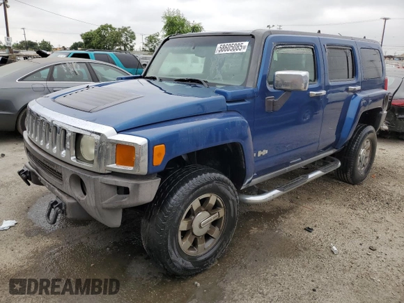 2006 Hummer H3 z VIN 5GTDN136X68162259, wystawiony jako Copart lot #58605085 z przebiegiem 220 981 mil mil oraz Tytuł czysty. Historia ofert i sprzedaży dostępna na DreamBid. Obrazek 1.