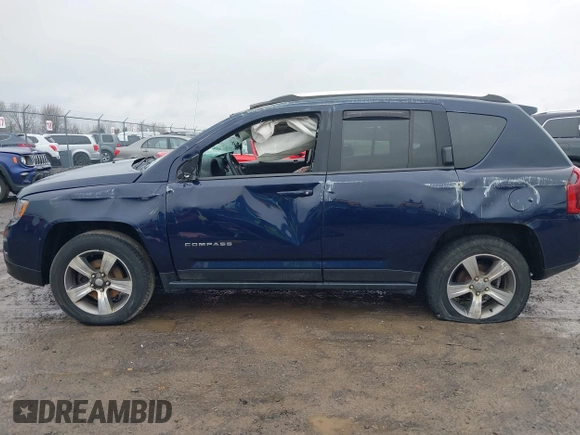 2016 Jeep Compass High Altitude Edition with VIN 1C4NJDEB0GD696124, listed as a IAAI auction lot 41973334 with 67,056 mi miles. Bid and sale history available at carsss.com. Image 15.